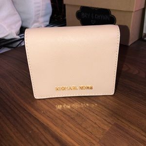 Michael Kors Jet Set Saffiano Leather Card Holder